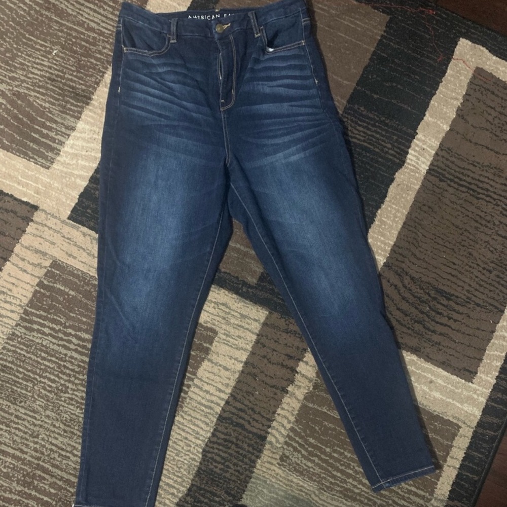 American Eagle curvy highest rise jeans
